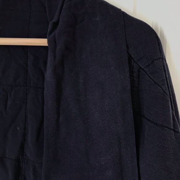 Anthropologie • Navy Blue Quilted Cardigan - Picture 5 of 7
